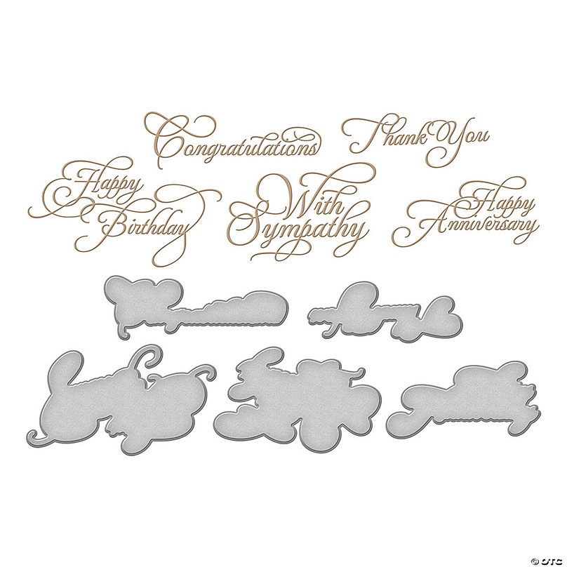 Spellbinders Glimmer Hot Foil Plate-Essential Glimmer Classic
