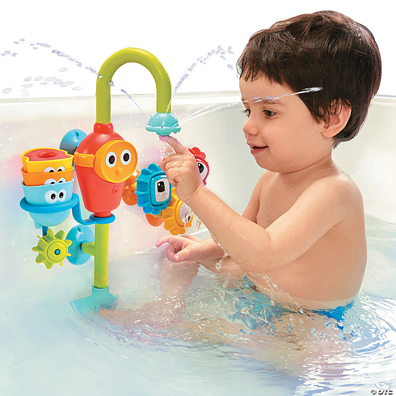 Mighty Bee Bath Toy - Toddler Bath Toys for Kids Ages 4-8, Engaging STEM  Bathtub Toys - Original Pipes N Valves Set - 12 Pieces