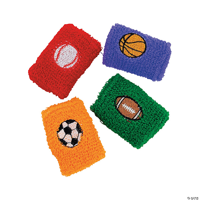 24 Terry Cloth Soccer Balls Wrist Bands Carnivals Party Toys Favors for sale online 