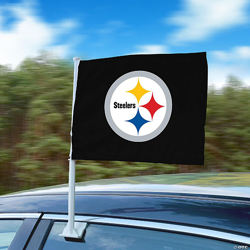 Sports Licensing Solutions LLC - NFL - Pittsburgh Steelers - Street Sign -  Black - 4 x 23.5 x 0.01