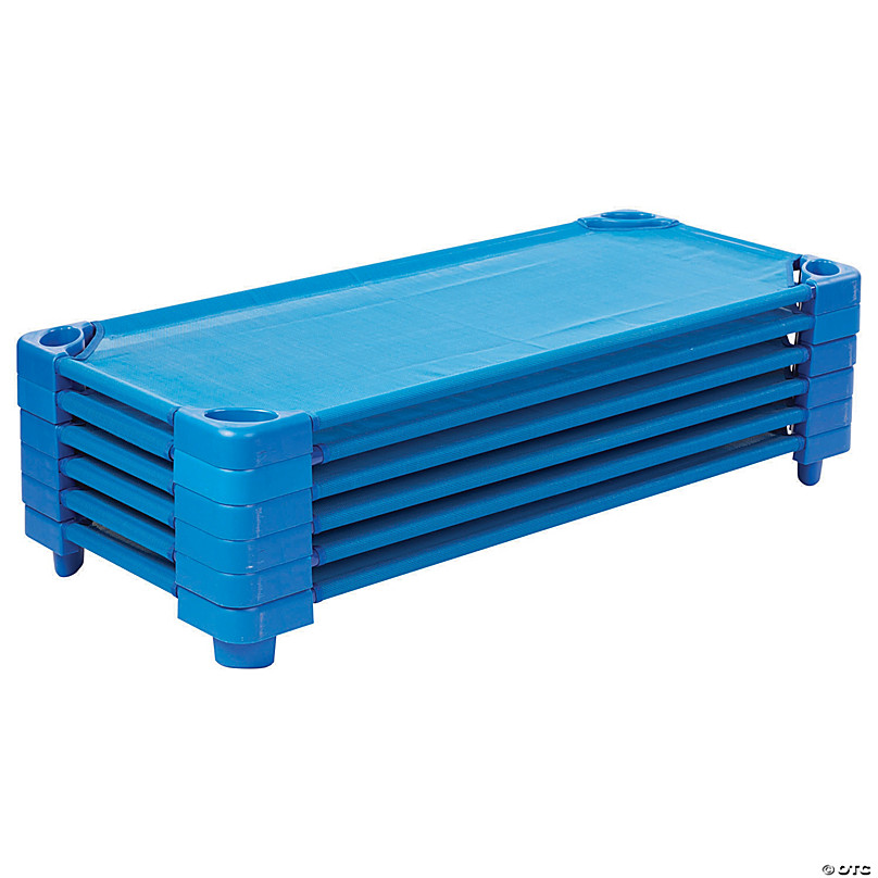 Stackable Kiddie Cot Standard Ready-to-Assemble - Blue