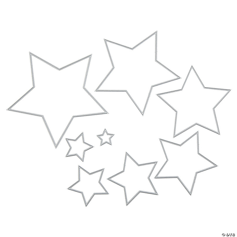 Star Shape Cutting Dies Stars Die Cuts Simple Big Smal Medium Cards Metal Basic 