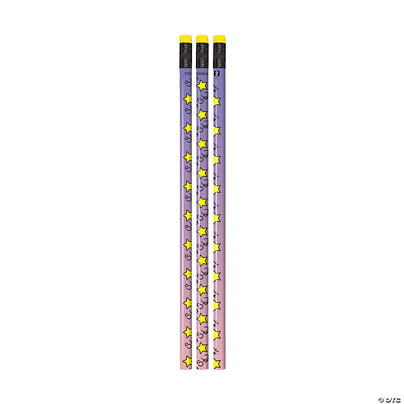 Personalized Neon Solid Color Pencils