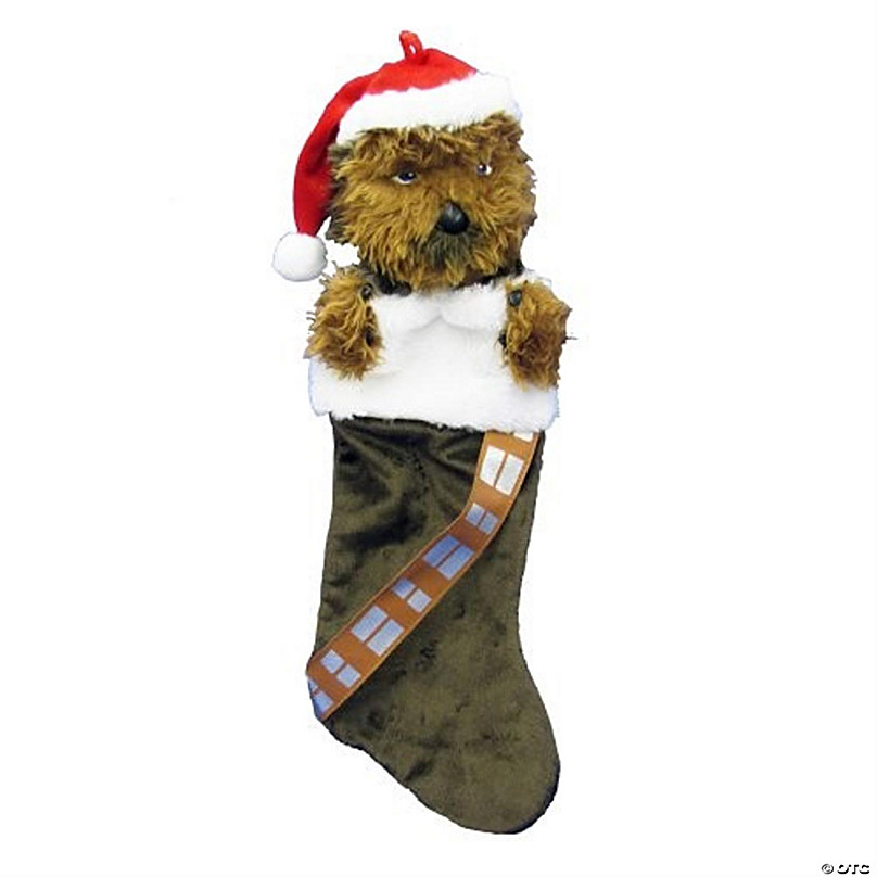 Star Wars Chewbacca Plush Head Christmas Stocking