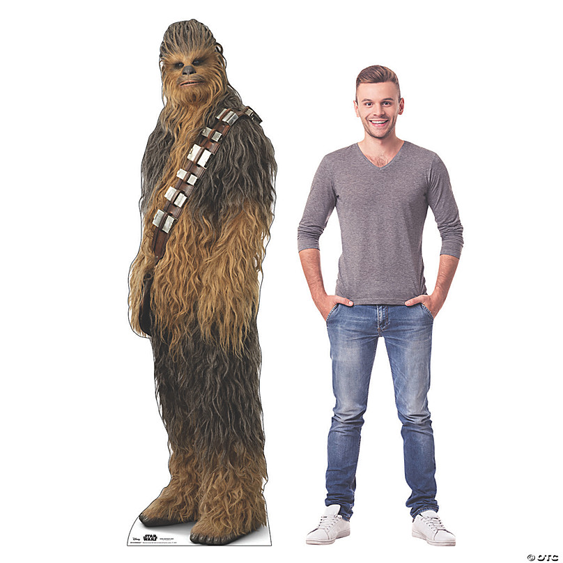 CHEWBACCA FROM STAR WARS MINI CARDBOARD CUTOUT/STAND UP FUN SIZE FOR FANS 