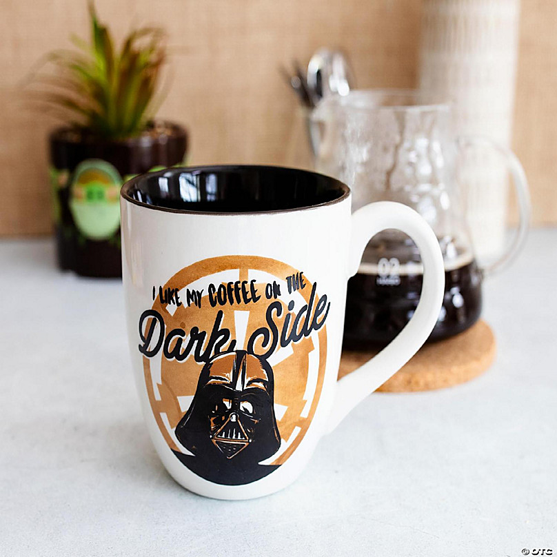 Star Wars I Like My Coffee On The Dark Side Ceramic Mug | Holds 18 Ounces