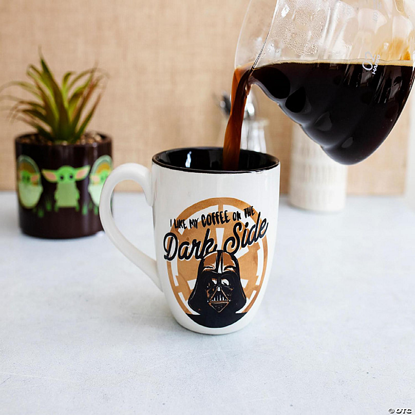 Star Wars I Like My Coffee On The Dark Side Ceramic Mug | Holds 18 Ounces