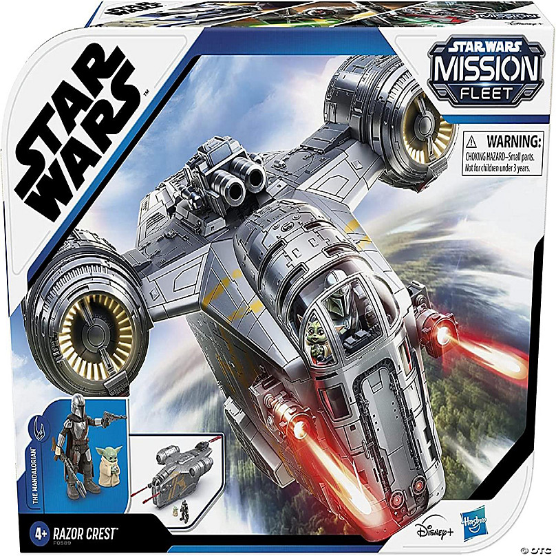 Star Wars Mission Fleet Deluxe Razor Crest Vehicle w/ 2.5 Inch