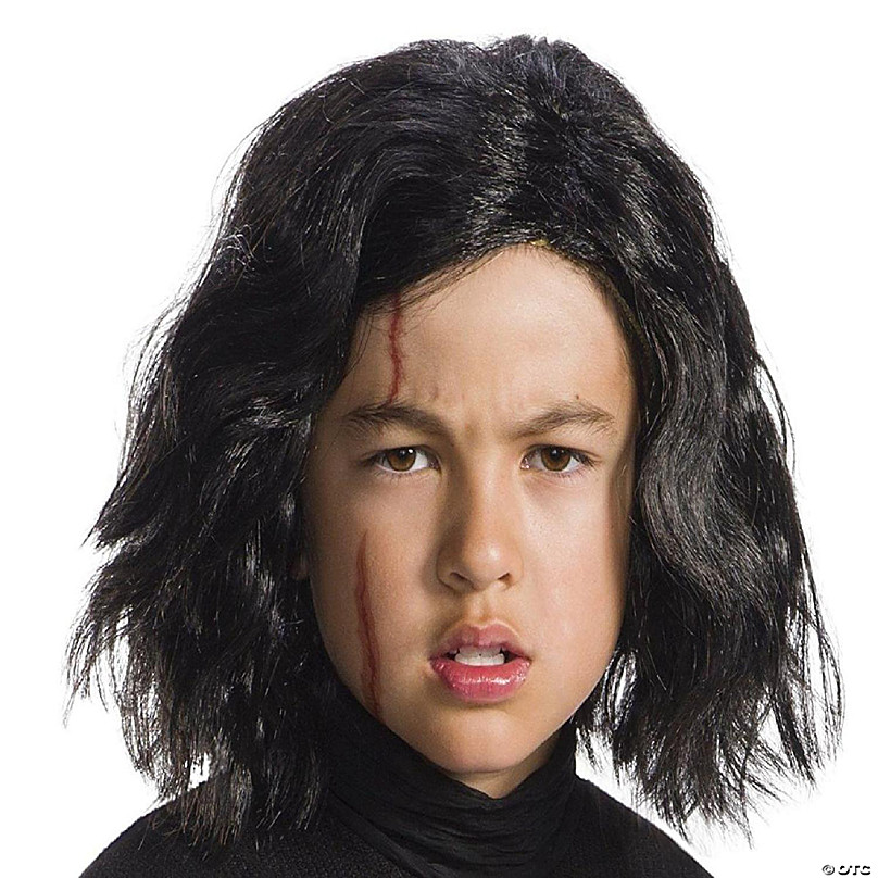 Star Wars The Last Jedi Kylo Ren Child Costume Wig Scar Kit