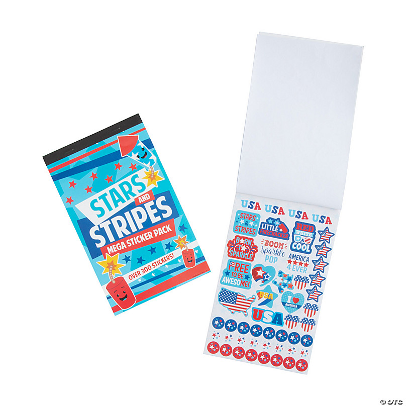 Patriotic Sticker Pack, July 4th Stickers