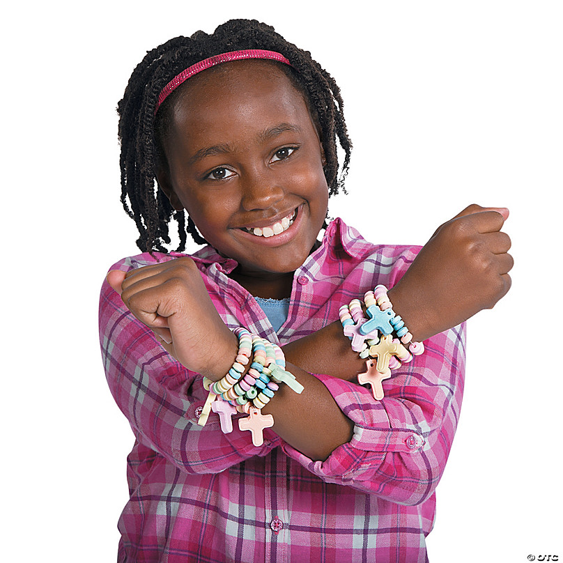 Stretchable Candy Bracelet, Multicolor Fruit-Flavored