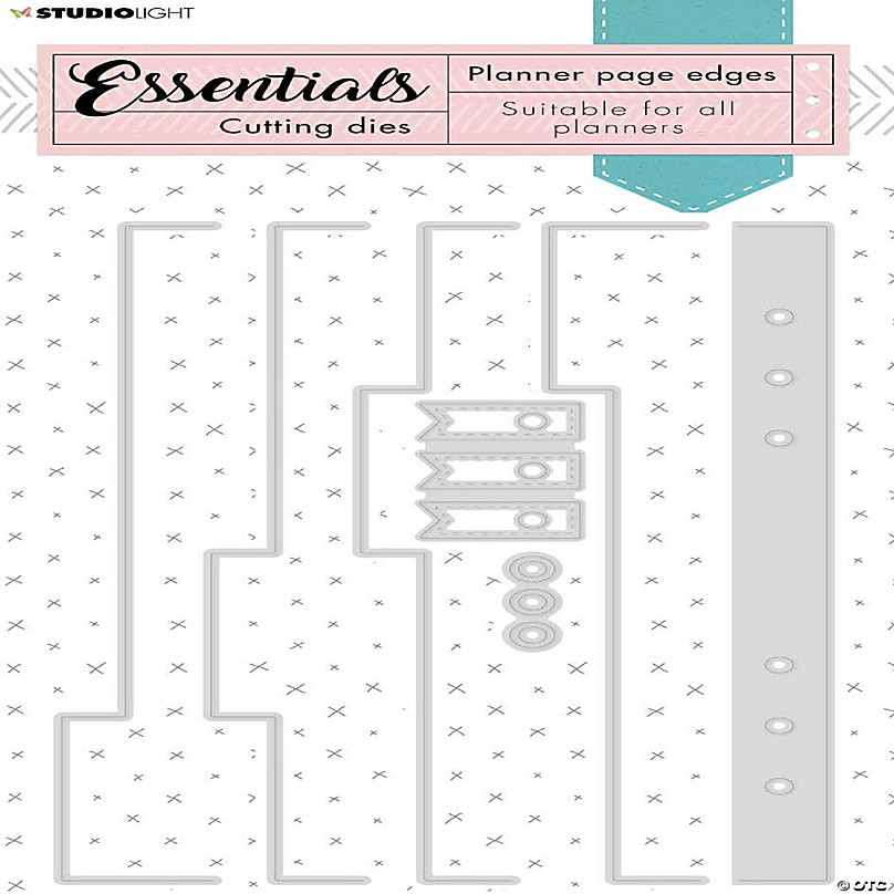 Studio Light SL Cutting Die Borders Page Planner Essentials 140x208mm nr04  | Oriental Trading