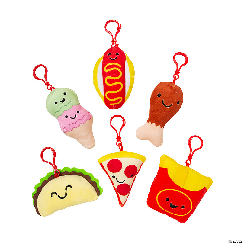 Mardi Gras 2024 Fast Food Keychains For Kids, , Cool Keychain Accessories,  Keychains For Boys And Girls, Food Party Favors