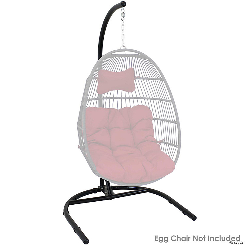 snap ZuidAmerika kathedraal Sunnydaze Indoor/Outdoor Durable Powder-Coated Steel U-Shaped Hanging Egg  Chair Swing Stand - 76" - Black | Oriental Trading
