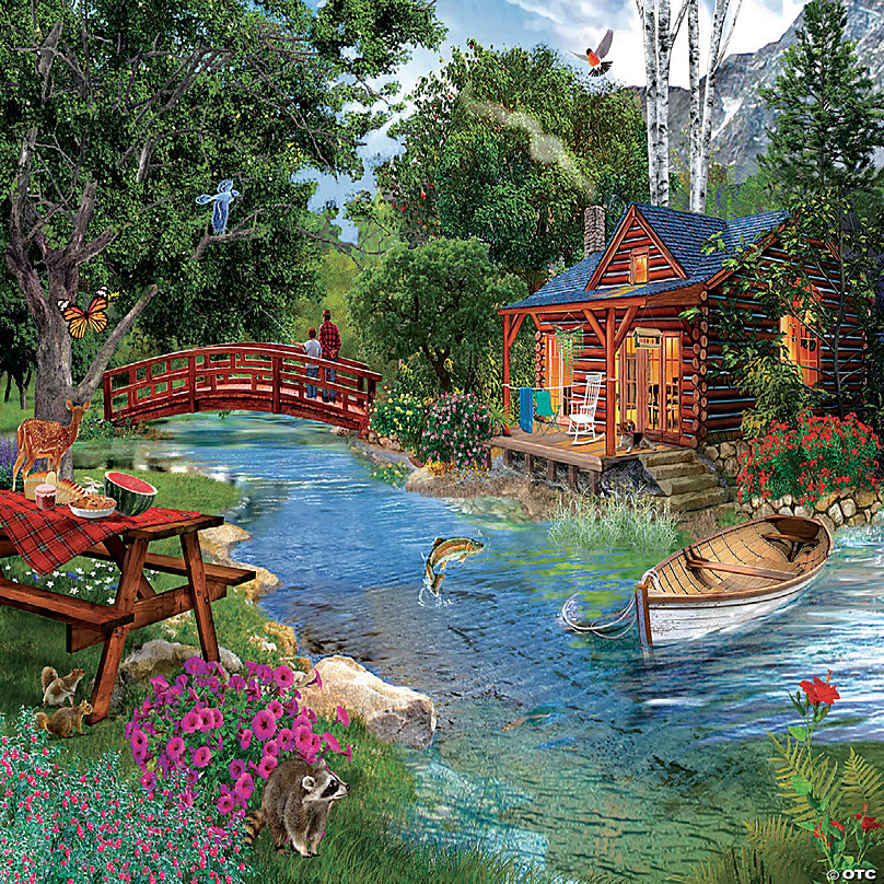 Sunsout Afternoon fishing 1000 pc Jigsaw Puzzle