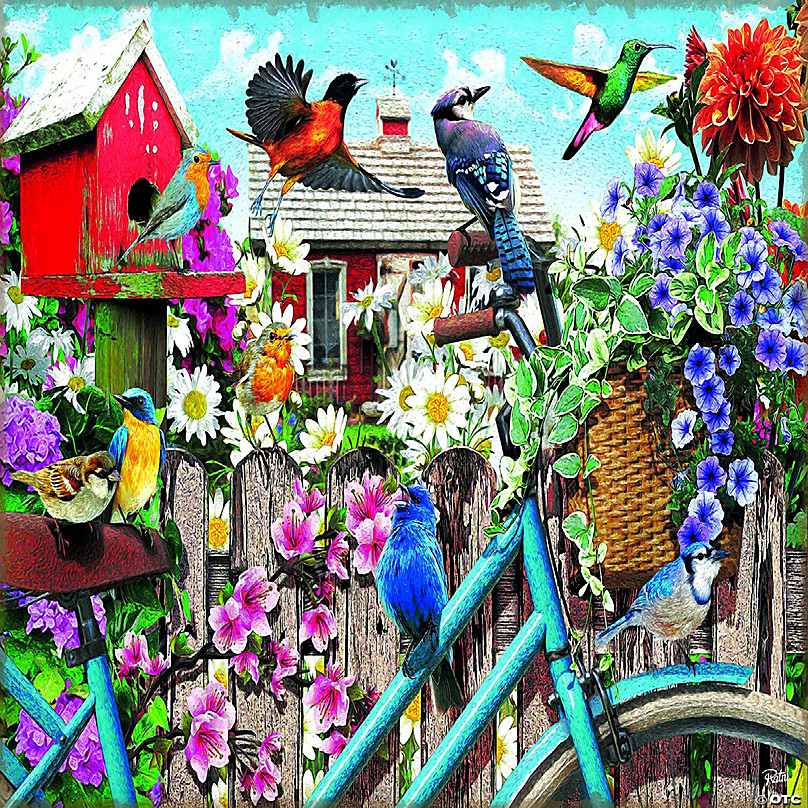 Sunsout Gathering for Spring 1000 pc Jigsaw Puzzle