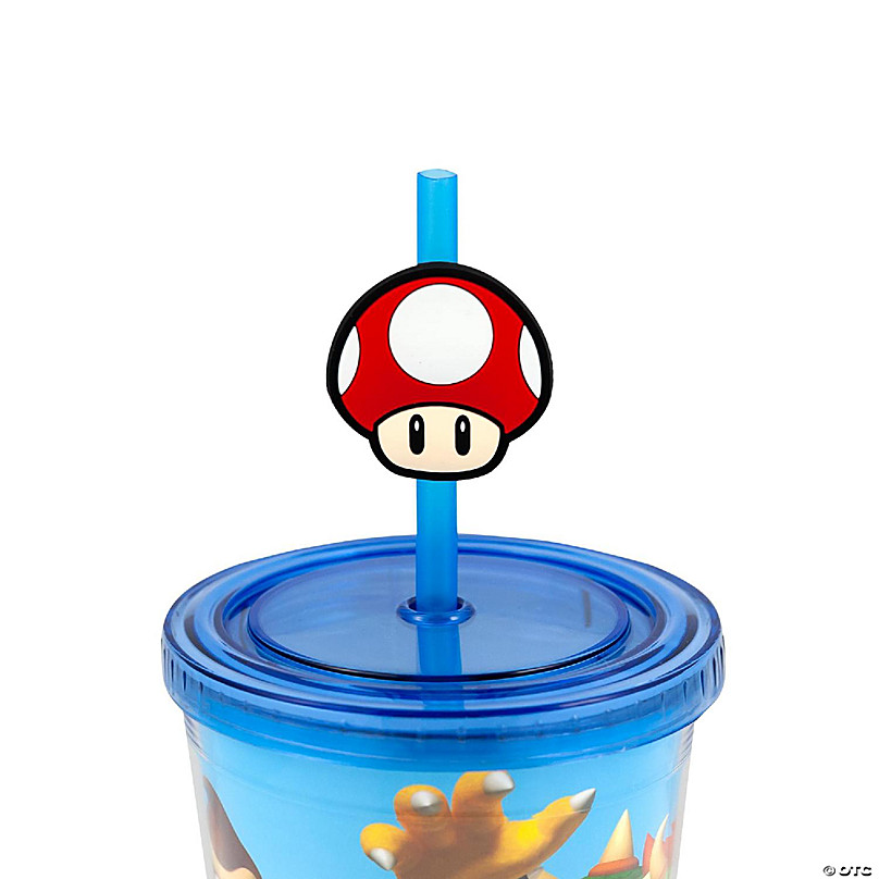 Super Mario: Home & Party Straw Tumbler (Underwater Course)