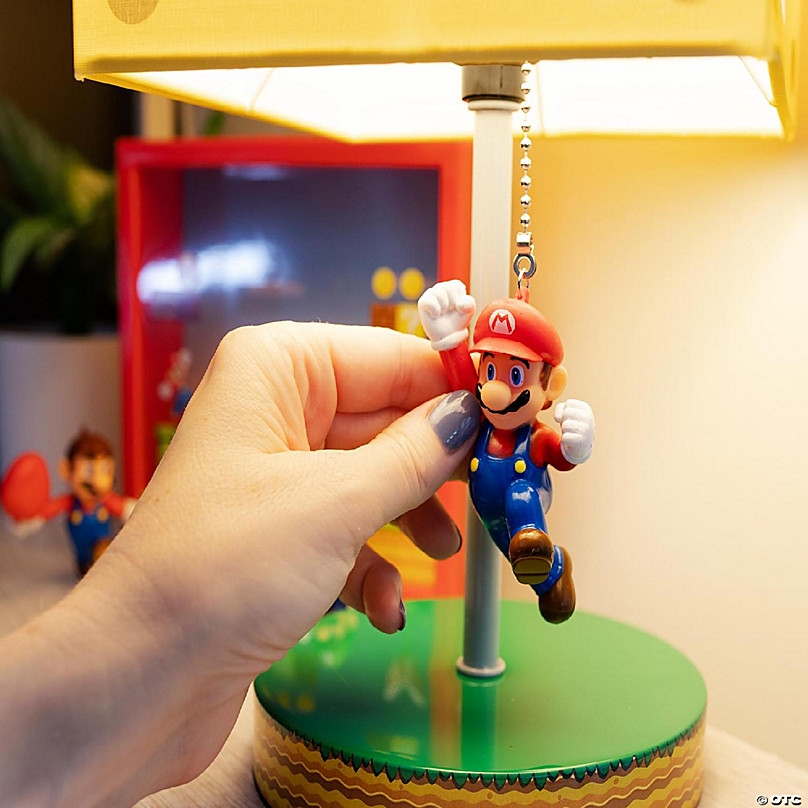 Bonus Uegnet svært Super Mario Bros. Question Block with Mario Lamp | Oriental Trading