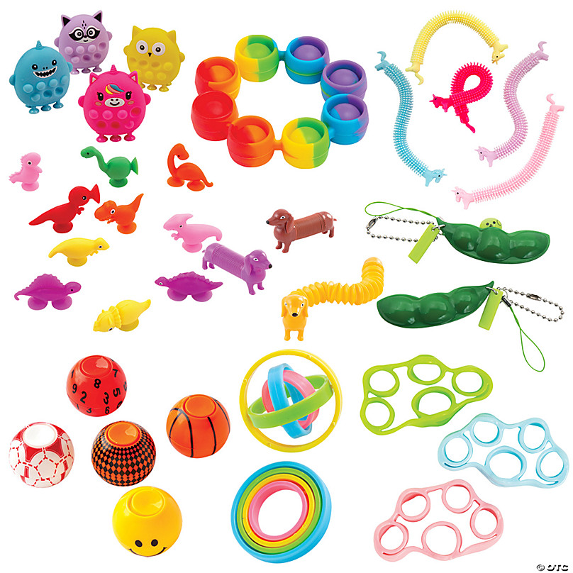 Bulk 60 Pc. Sensory Squishy Toys Assortment | Oriental Trading