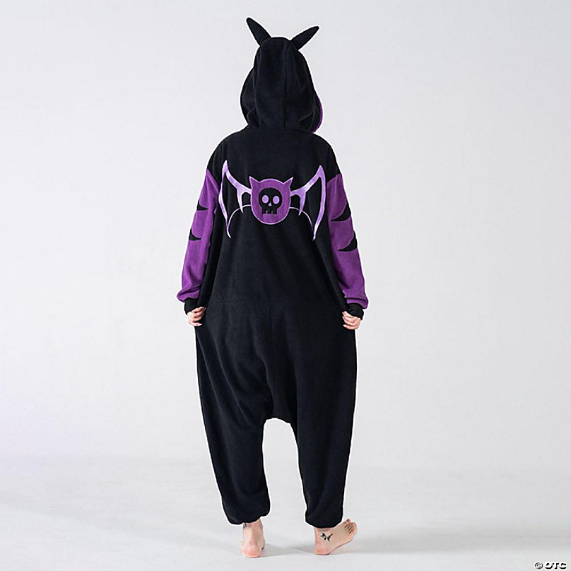 Supperstar shop - Halloween Autumn Winter Polar Fleece One-piece Pajamas  Hoodie Jumpsuits Adult Performance Clothes Festival Holiday Party -Purple -  XL - Purple