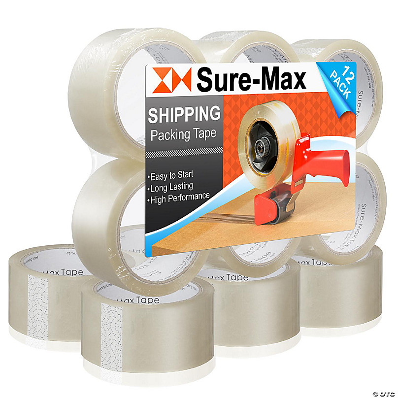 72 Clear Tape Rolls 2 x 60 Yards x 2mil wholesale price