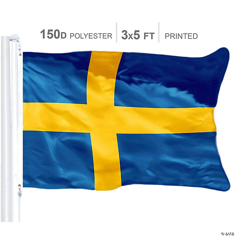 Flagge Schweden 30 x 45 cm aus Polyester kaufen