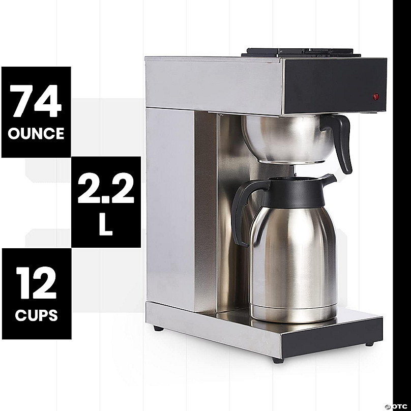 Premium 12-Cup SYBO Commercial Grade Pourover Coffee Brewer Maker