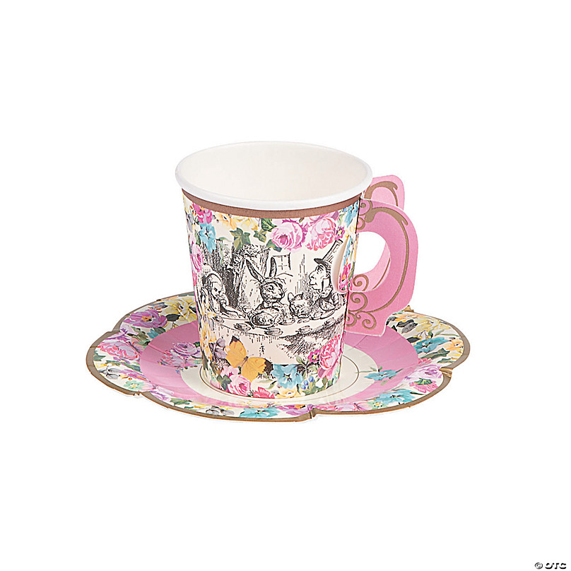 Alice in Wonderland Theme Birthday Party Set Disposable Paper