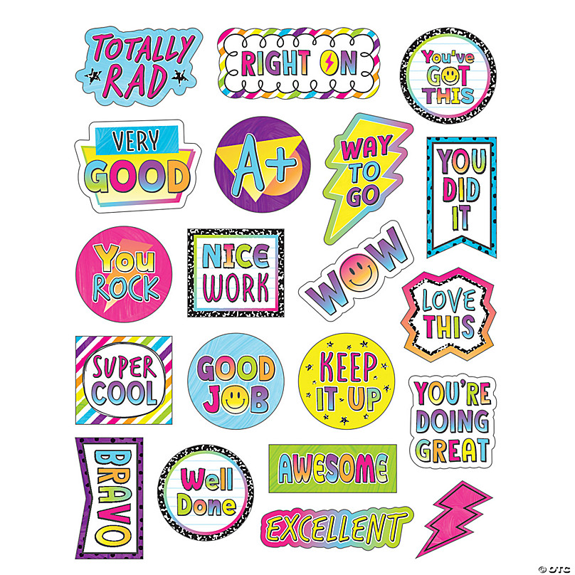 Teacher Created Resources Happy Face Sparkle Mini Stickers Valu-Pak
