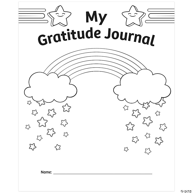 Free Gratitude Journal Template PLUS coloring page!  Coloring journal,  Coloring pages, Journal template