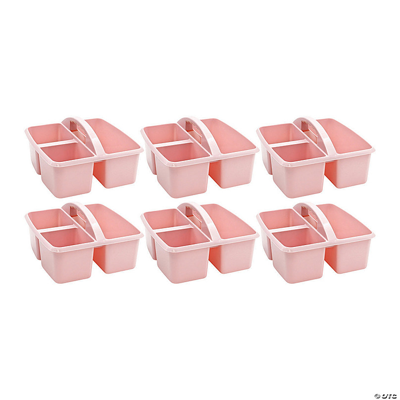 Teacher Created Resources® Small Plastic Storage Bin, Clear, Pack of 6 |  Oriental Trading