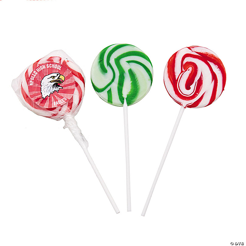 Download Swirl Lollipop With Sticker And Kraft Flag Label : Swirl ...