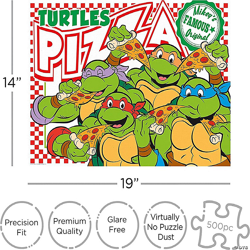 Teenage Mutant Ninja Turtles Pizza 500 Piece Jigsaw Puzzle | Oriental ...
