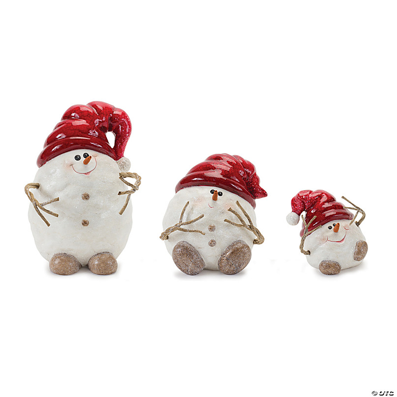 Santa and Snowman Salt and Pepper Shaker Set