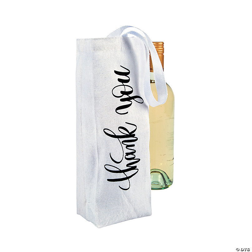 Caspari Citron Wine & Bottle Gift Bag