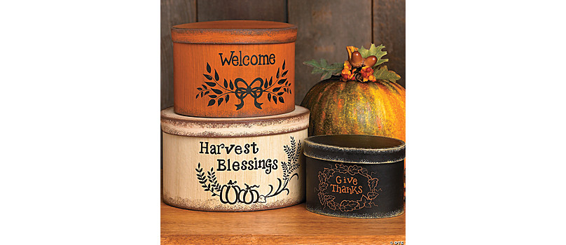 Thanksgiving Stacking Boxes Discontinued
