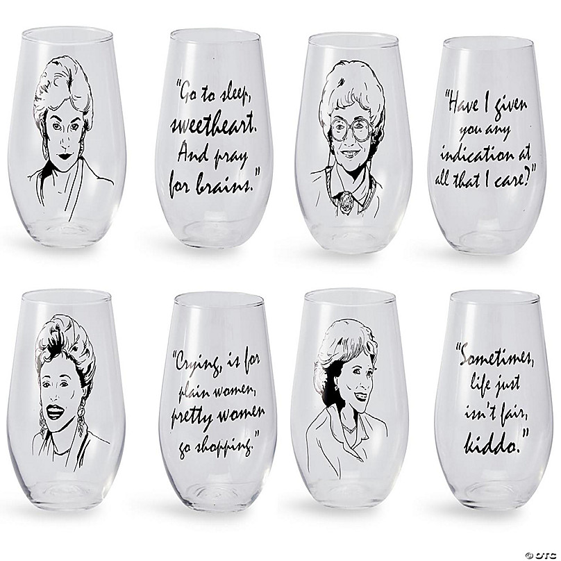 Golden Girls Wine Glass 