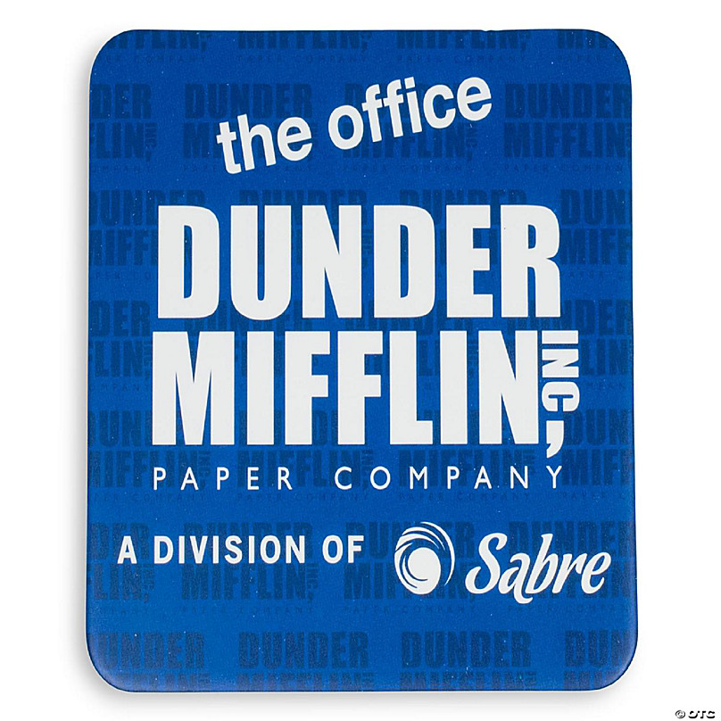 The Office Dunder Mifflin Logo Paper Drink Coasters Set of 6