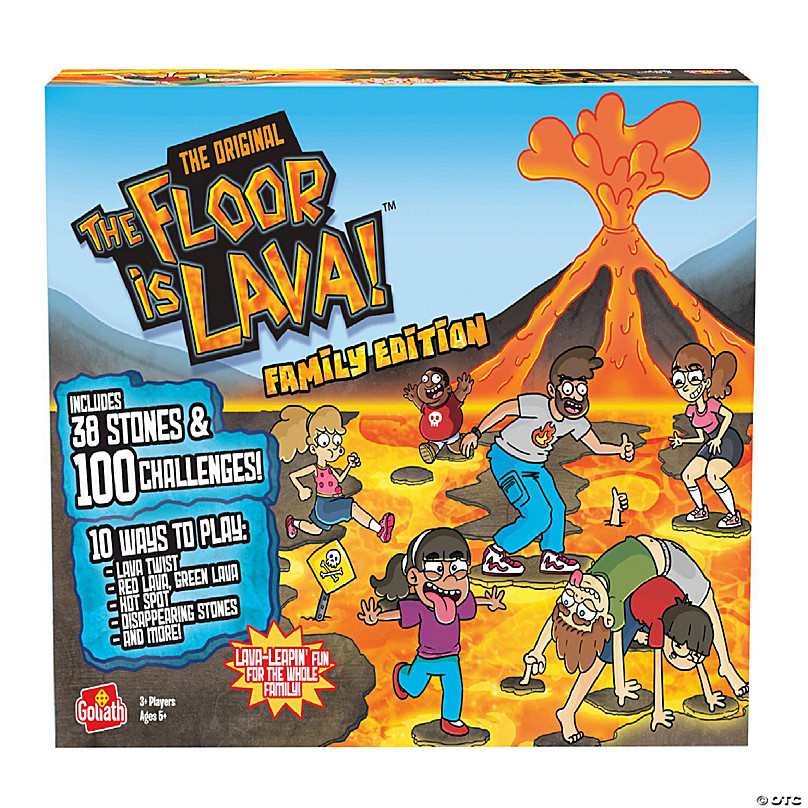 The floor is lava' interactive game