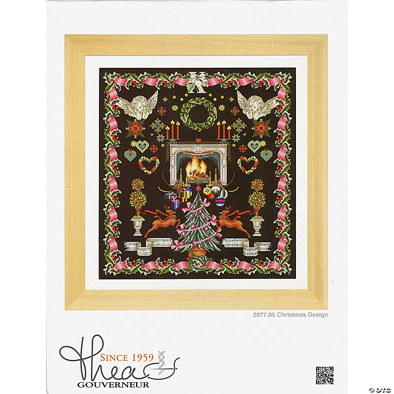 Christmas Charms DI-20 Counted Cross-Stitch Kit and Frame Set — Wizardi