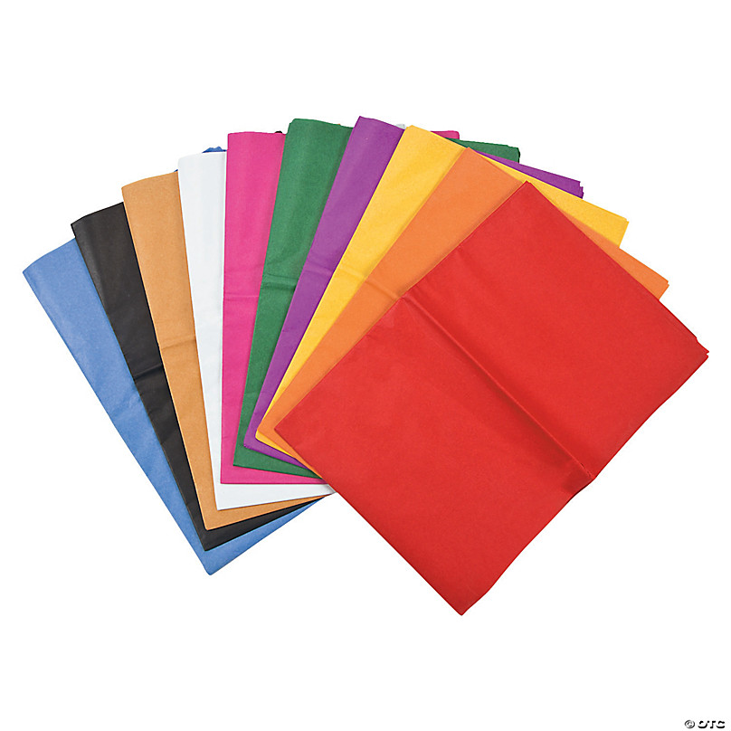6000 Tissue Paper Squares 1.4 x 1.4 Assorted Colors Bulk Arts Crafts