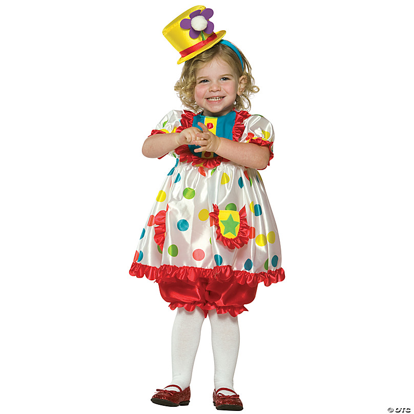 Toddler Clown Girl Costume | Oriental Trading