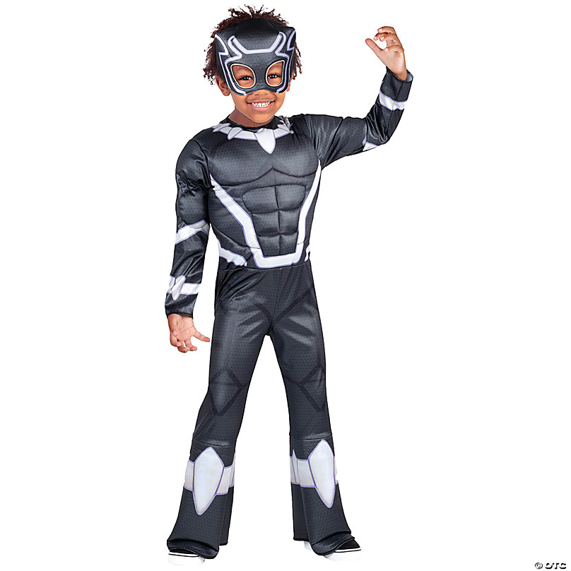 Black Panther Costume Cosplay Suit Kids T'Challa Captain America Civil  Handmade