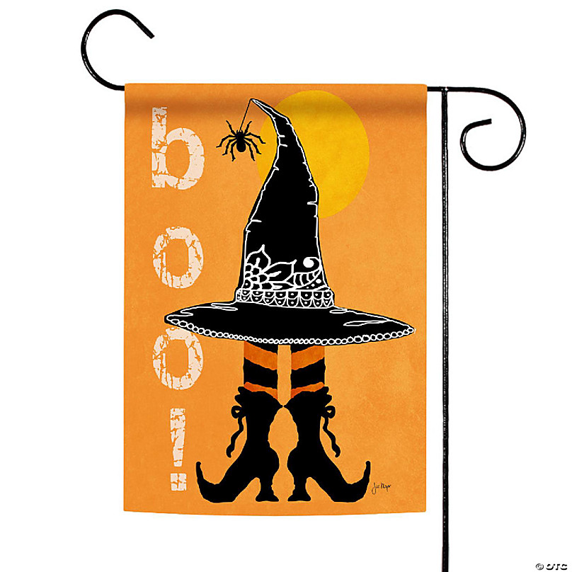 Toland Home Garden 12.5 x 18 Boo Boots Double Sided Garden Flag