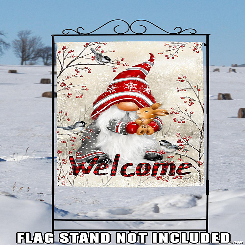 Green Bay Packers Holiday Winter Snow Garden Flag Double Sided Banner