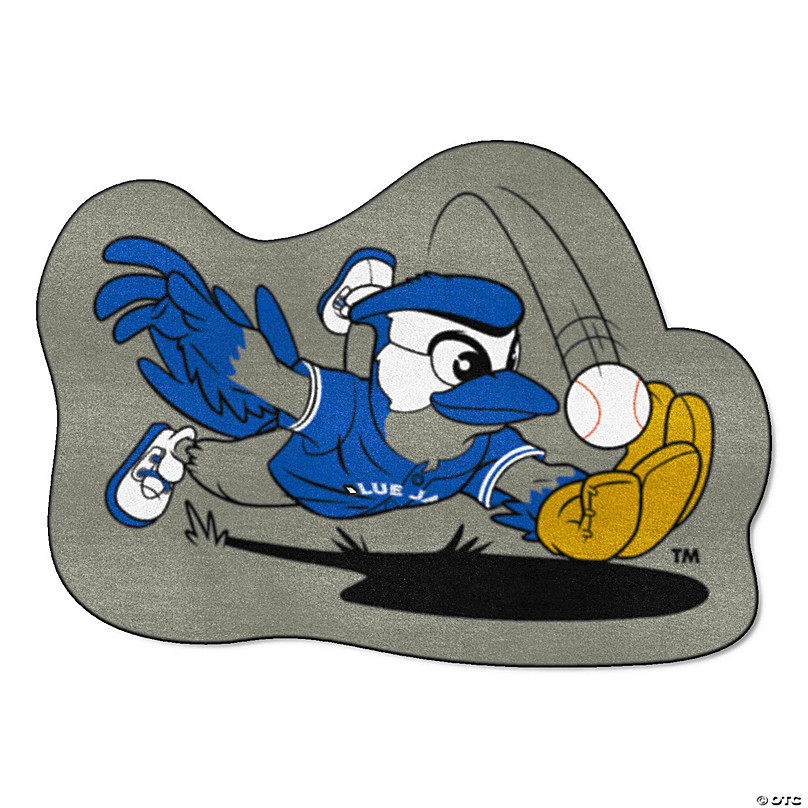 Toronto Blue Jays Mascot Rug - Blue Jays Circular Alternate Logo