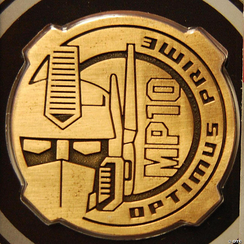 Transformers MP 10 Optimus Prime Bonus Collector Coin Oriental