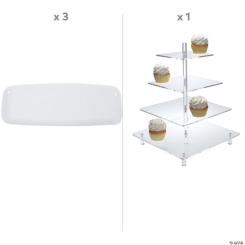 Treat Stand & Platters Kit – 4 Pc.