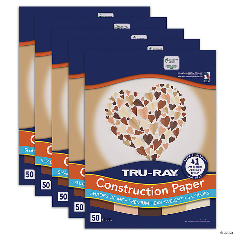 Prang Construction Paper, Black, 9 x 12, 50 Sheets Per Pack, 10 Packs
