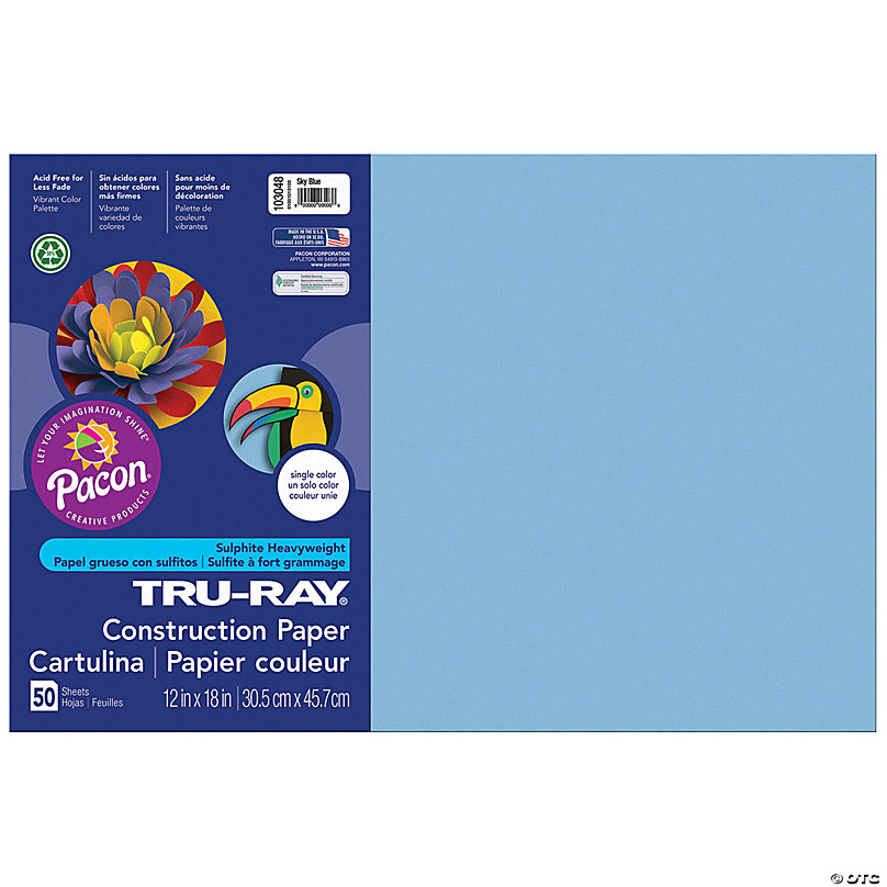 Pacon Tru Ray Construction Paper 12 x 18 Salmon 50 Sheets Per Pack